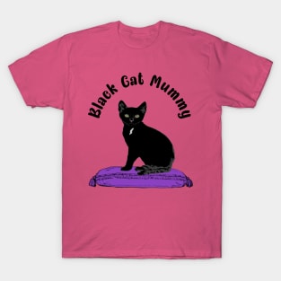 Black Cat Mummy T-Shirt